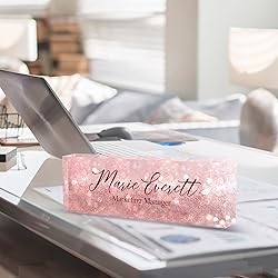 Custom Name Plate for Desk | Personalized Desk Name