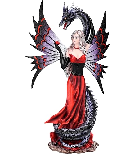[2点セット] fairy myths-elfe mit drache schwarz-weiss 海外 フィギュア a_0_0_400_0_0.jpg