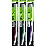 Dr. Collins Perio Toothbrush, (colors vary) 3 Count (Pack of 1)