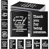 Yeaqee 20 Pcs Christmas Thank You Gifts Bulk, Employee Appreciation Gifts, Inspirational Spiral Notebook/Journal for Women Men Office School Coworker Teacher Volunteer Present