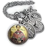 St. Vitus Keychain, Necklace or Clip, Patron Saint Confirmation Gift