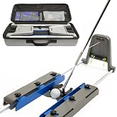Golf Putting Trainer: Pur Truth Replaces 8 Most Used Golf Putting Aids - Premium Mastery System - Perfect Eyeline Accuracy, Stroke Path, Length and Arc. Precise Square Face Training.