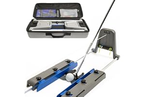 Golf Putting Trainer: Pur Truth Replaces 8 Most Used Golf Putting Aids - Premium Mastery System - Perfect Eyeline Accuracy, Stroke Path, Length and Arc. Precise Square Face Training.