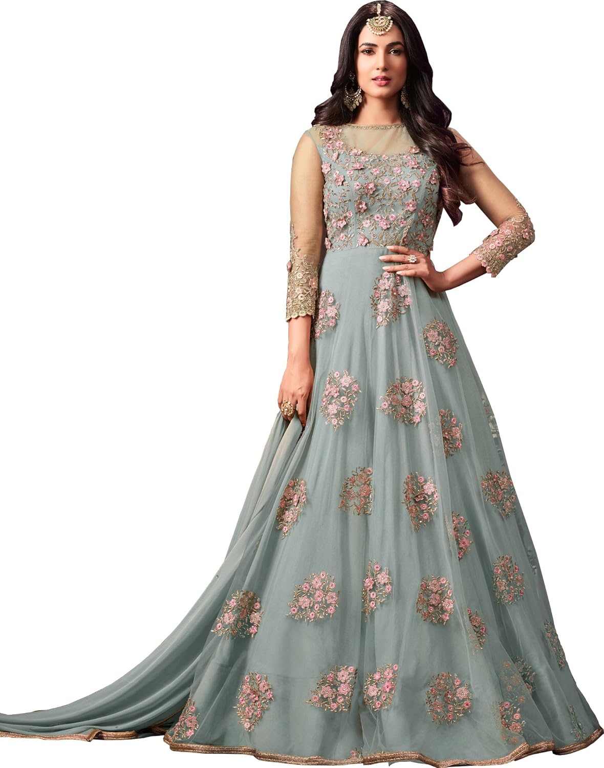 amiira women's anarkali gown