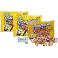 Sponge Bob Krabby Patty Gummy Candy | Individually Wrapped Burger Shaped Pattie | Halloween Trick Treat Deco Holiday Basket Stuffer Birthday Party Favor Bundled with a Soko Smiles Thank You Mint.