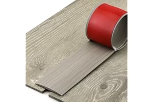 1.5", 2", 3" Wide Self Adhesive PVC Floor Transition Strip, Laminate Flooring Cover Strip, Flat Divider Strip for Joining Flo