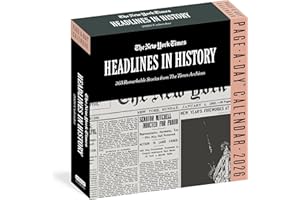 New York Times Headlines in History Page-A-Day® Calendar 2026: 365 Remarkable Stories from The Times Archives