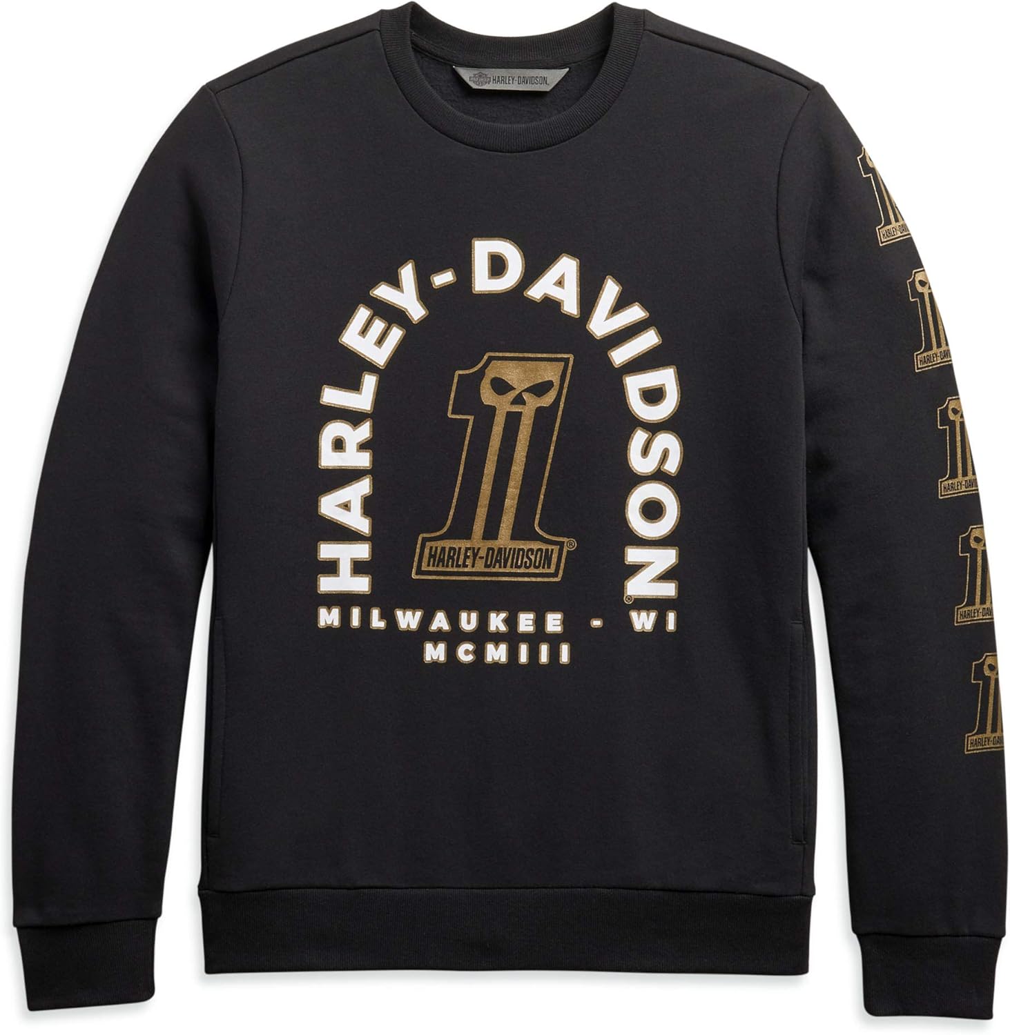 harley davidson skull sweatshirt