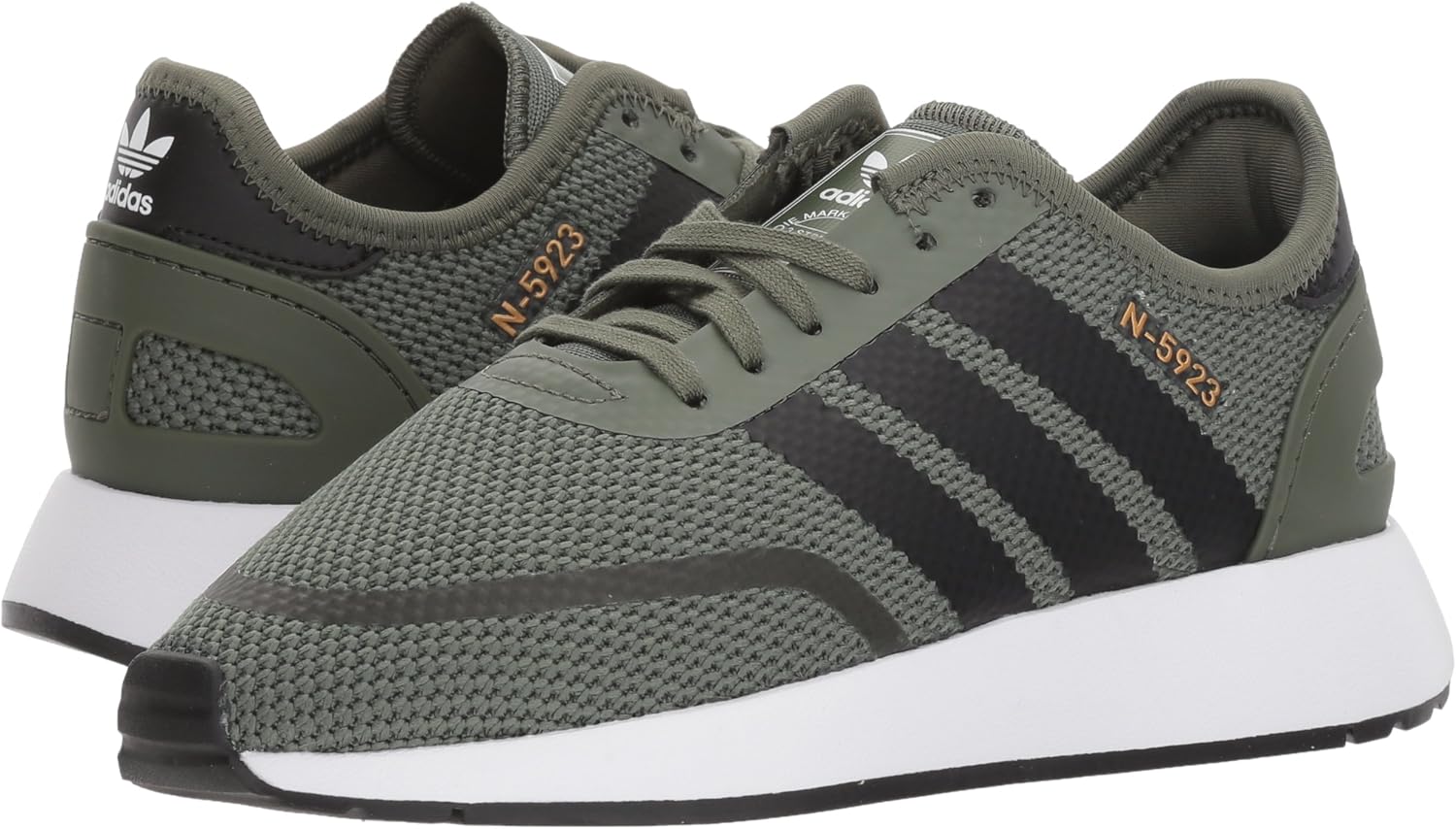adidas Unisex-Kids N-5923 J Sneaker, Base Green, Core Black, Ftwr White, 4  M US Big Kid: Amazon.co.uk: Shoes \u0026 Bags