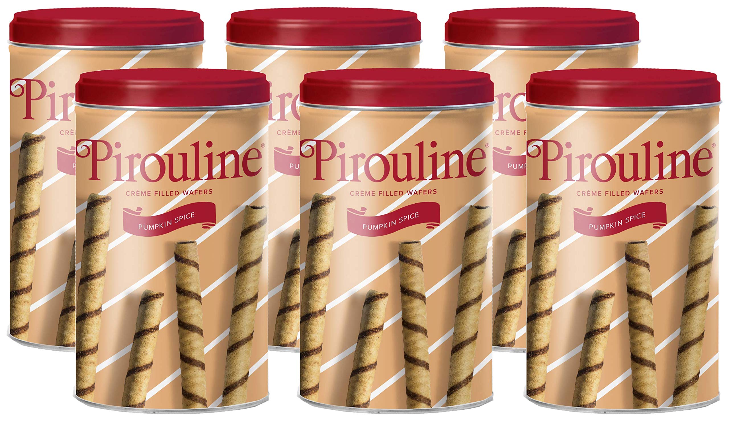 Pirouline Rolled Wafers, Pumpkin Spice, 6 Count