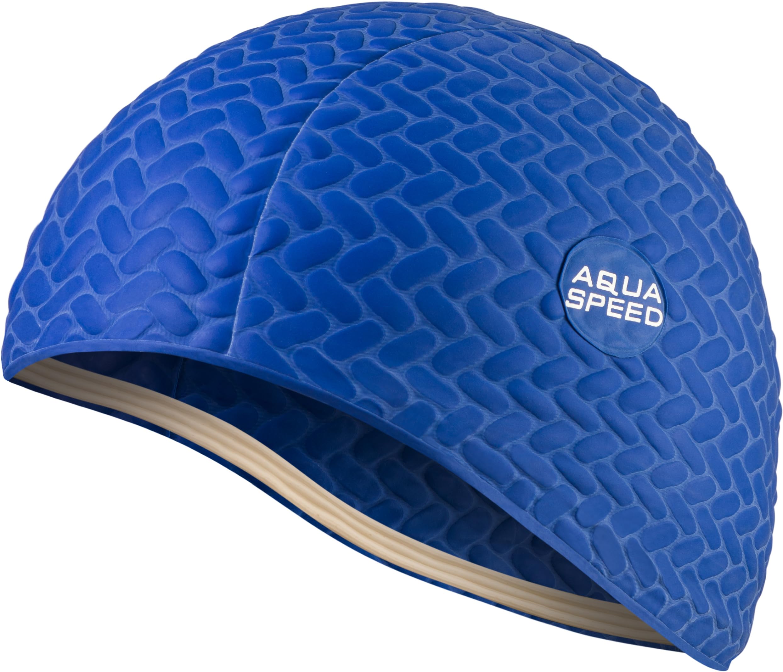Aqua Speed swim cap | bathing cap | sports | training | swimming | long hair | latex | Bombastic Tic-Tac | 10 / Navy