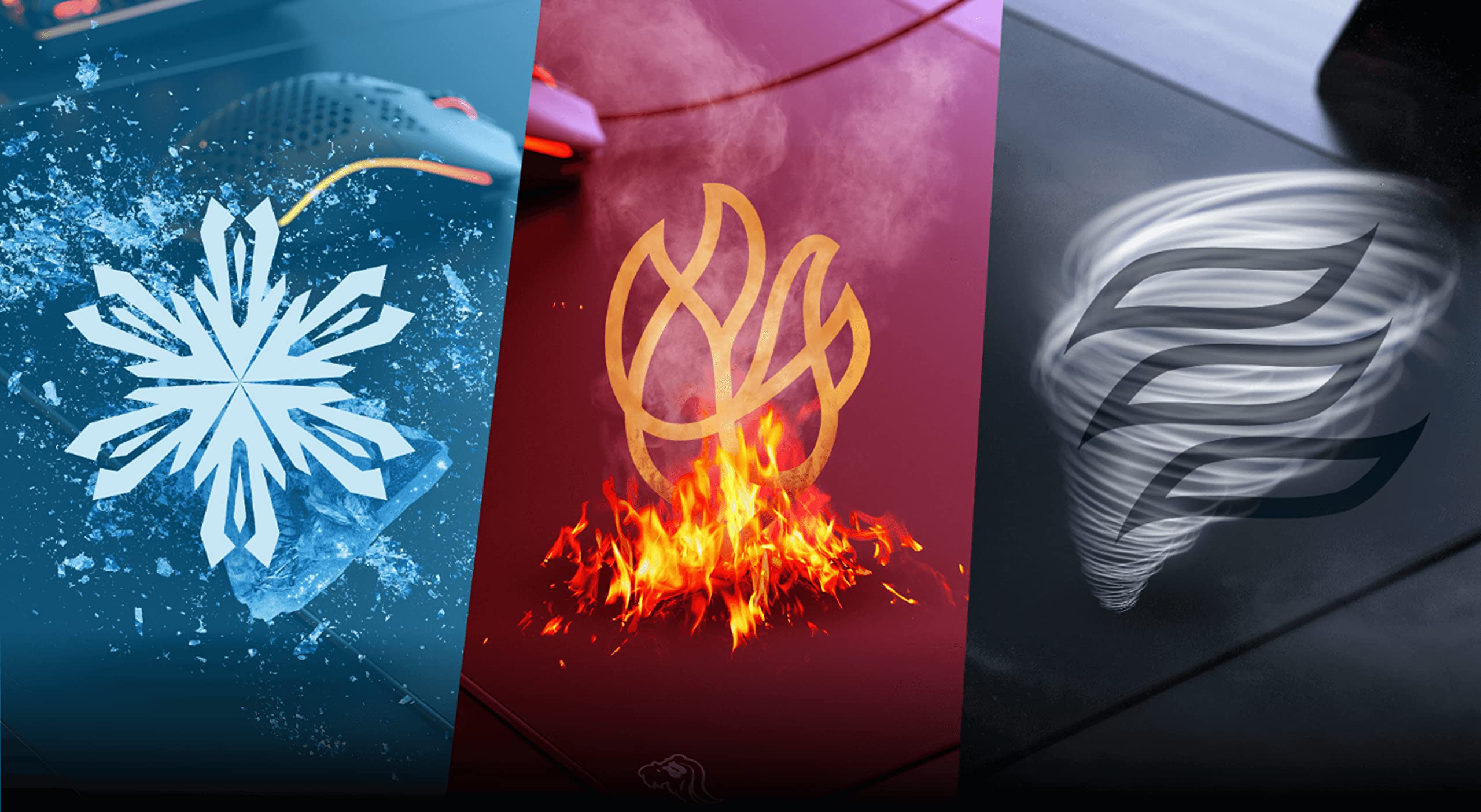 Glorious Elements Gaming Mousepad - Extra Large Mouse Pad XL - Foam Core Hybrid Cloth - Gaming Desk Pad 15