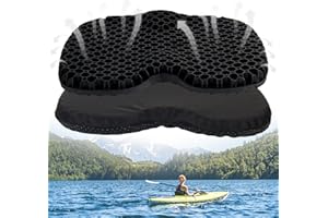 YOYINMIL Kayak Gel Seat Cushion, Thick Waterproof Non-Slip Seat Pad for Inflatable Kayak & Canoe, Comfortable Chair Cushion f