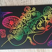 Alligator Kratzkunst-Set – 2 Versteckte Bilder Mit Stylus, Für Kinder, Kreatives Spiel