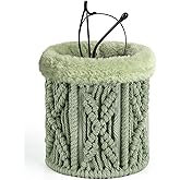 Mkono Glasses Holder for Nightstand Plush Lined Glasses Stand for Multiple Eyeglasses Boho Decor Eyeglass Case for Office