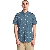 Volcom Men's Patterson Short Sleeve Button Down Woven Shirt