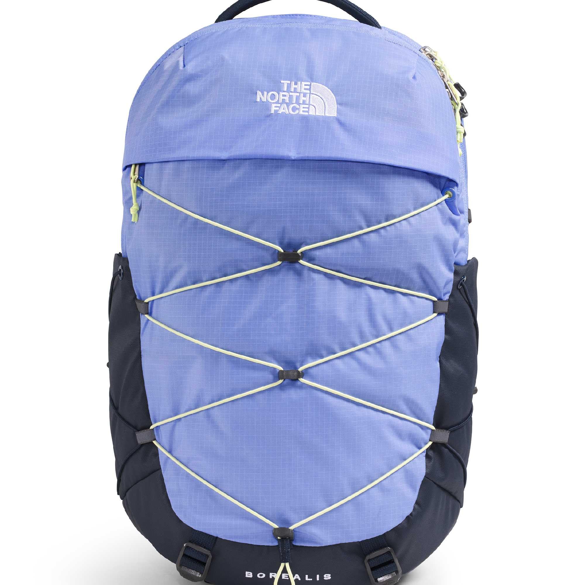The North Face Women's Borealis Commuter Laptop Backpack - Everyday Travel Bag, Laptop Sleeve, Reflective Details, Periwinkle Glow/Summit Navy/Lemon Mist, One Size Image