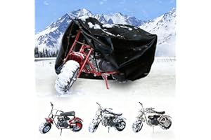 Chikia Mini Bike Cover Outdoor,Minibike Cover Waterproof,Compatible with Coleman CT200U CT200U-EX BT200X RT200 B200R B200RSV Massimo Baja Trail Master Mini bike Accessories,Protection,Dustproof