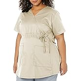 WonderWink Women's Wonderwork Maternity Top, Khaki, 3X-Large
