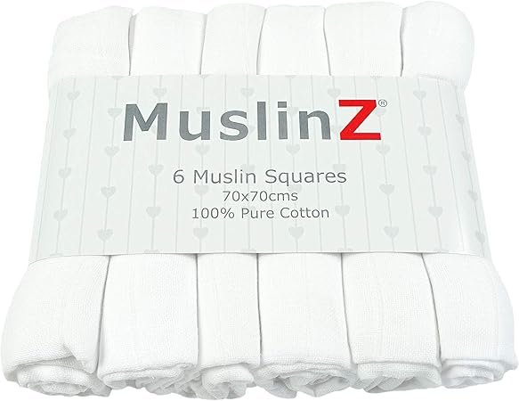 white muslin cloths