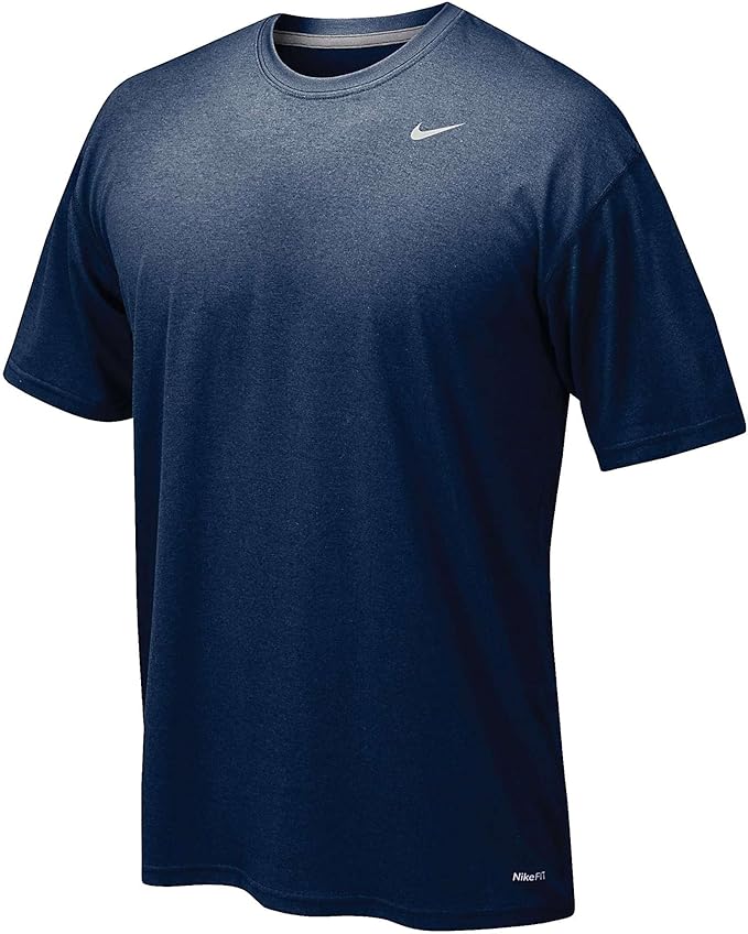 Amazon.com: Nike Dri-Fit Short Sleeve Athletic Shirt Dark Blue XL: Clothing