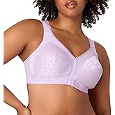 Playtex Women's Wireless Bra, 18 Hour Plus-Size Bras Available, Full Coverage, Smoothing, 4693, Single or 2-Pack