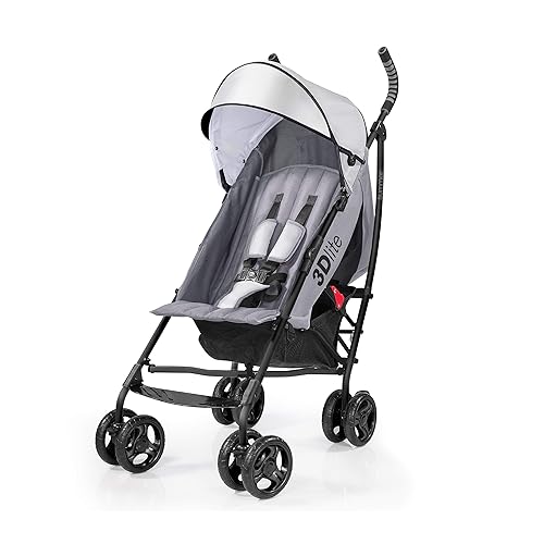 Summer Infant 3Dlite Convenience Stroller, Gray Lightweight