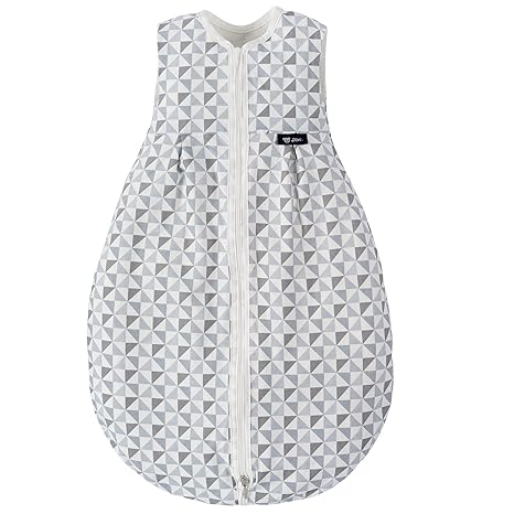 Alvi Baby Mäxchen Light - Leichter Sommer-Schlafsack ohne Arm/ungefüttert/Birnenform, 100% Baumwolle, Öko-Tex 100 zertifizier