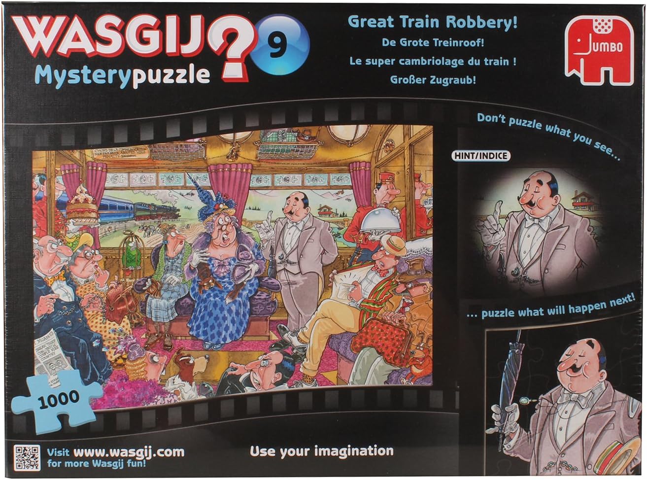 Wasgij 1000 Piece Mystery 9 The Great Train Robbery Jigsaw Puzzle