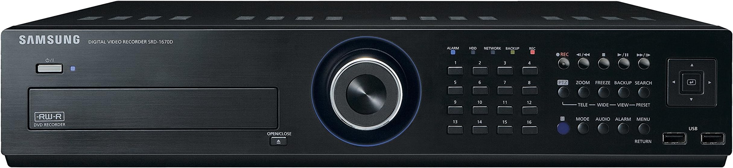 SAMSUNG TECHWIN STA SRD-1670D-1TB 16CH DVR H.264 480 FPS DVD 1TB