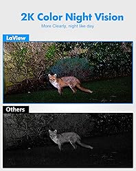 4MP Security Camera Outdoor Wired Starlight Color