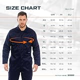 Portwest S999 Classic Polycotton Coverall Navy Large Tall view 3