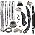 Proxlex Timing Chain Kit Compatible with 2017-2024 Nissan Pathfinder Infiniti QX60 V6 3.5L for VQ35DD Engine Replaces# 130286KA0A 130706KA1C 150436KA0A