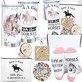 Frerdui Horse Gifts for Girls Girls 6-12 10-12, Horse Stuff Accessories Gifts for Horses Lovers Women Girl, Equestrian Gift, Just a Girl Who Loves Horses