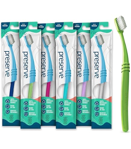 RRDWQ-6pcs Travel Toothbrush Set, Extra Soft Toothbrushes For Adults...
