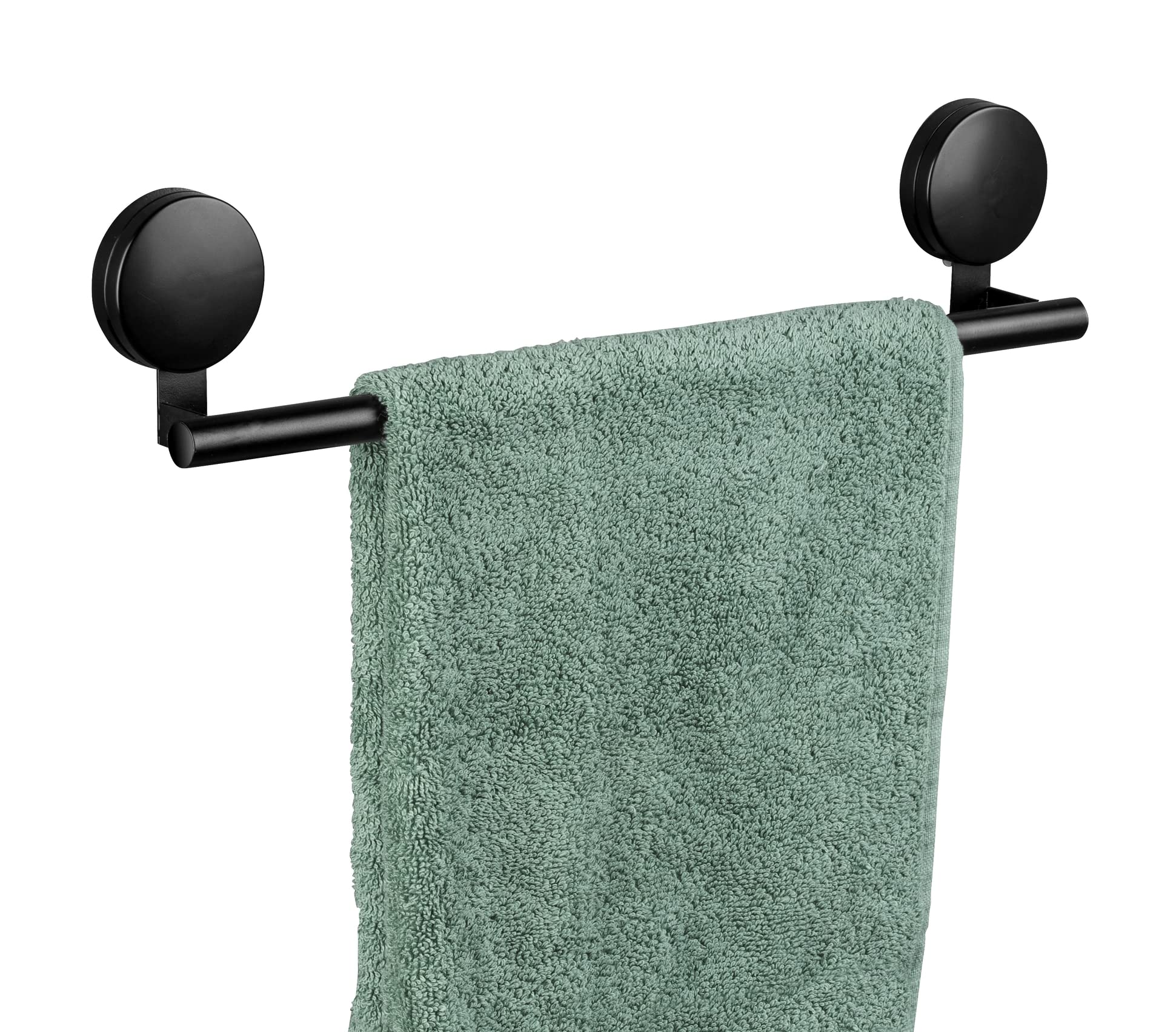 Static-Loc® Plus Bath Towel Rail Pavia Black 40 cm Length