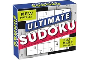 SELLERS PUBLISHING, INC. Ultimate Sudoku 2025 Boxed Daily Desk Calendar: Classic, Irregular, Multi, Odd/Even, Diagonal, Sum