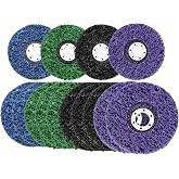 10 Pack 4-1/2" x 7/8" Stripping Discs for Angle Grinder | Heavy Duty Paint &amp; Rust Remover, For Angle Grinder, Auto Body &amp; Welds, Oxidation Removal, Surface Preparation