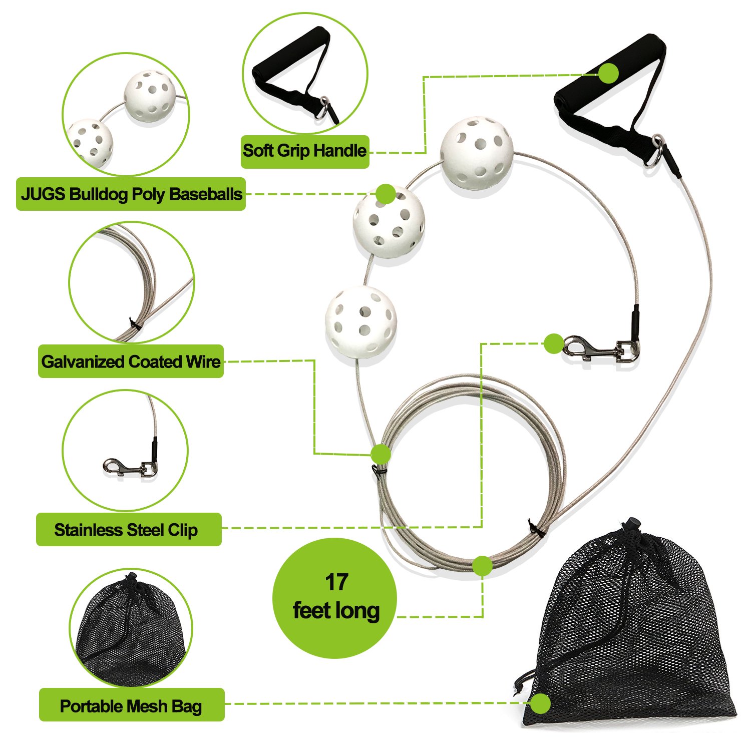 Swingers Ultimate Baseball Trainer Controlled Pitch Baseball Batting Trainer