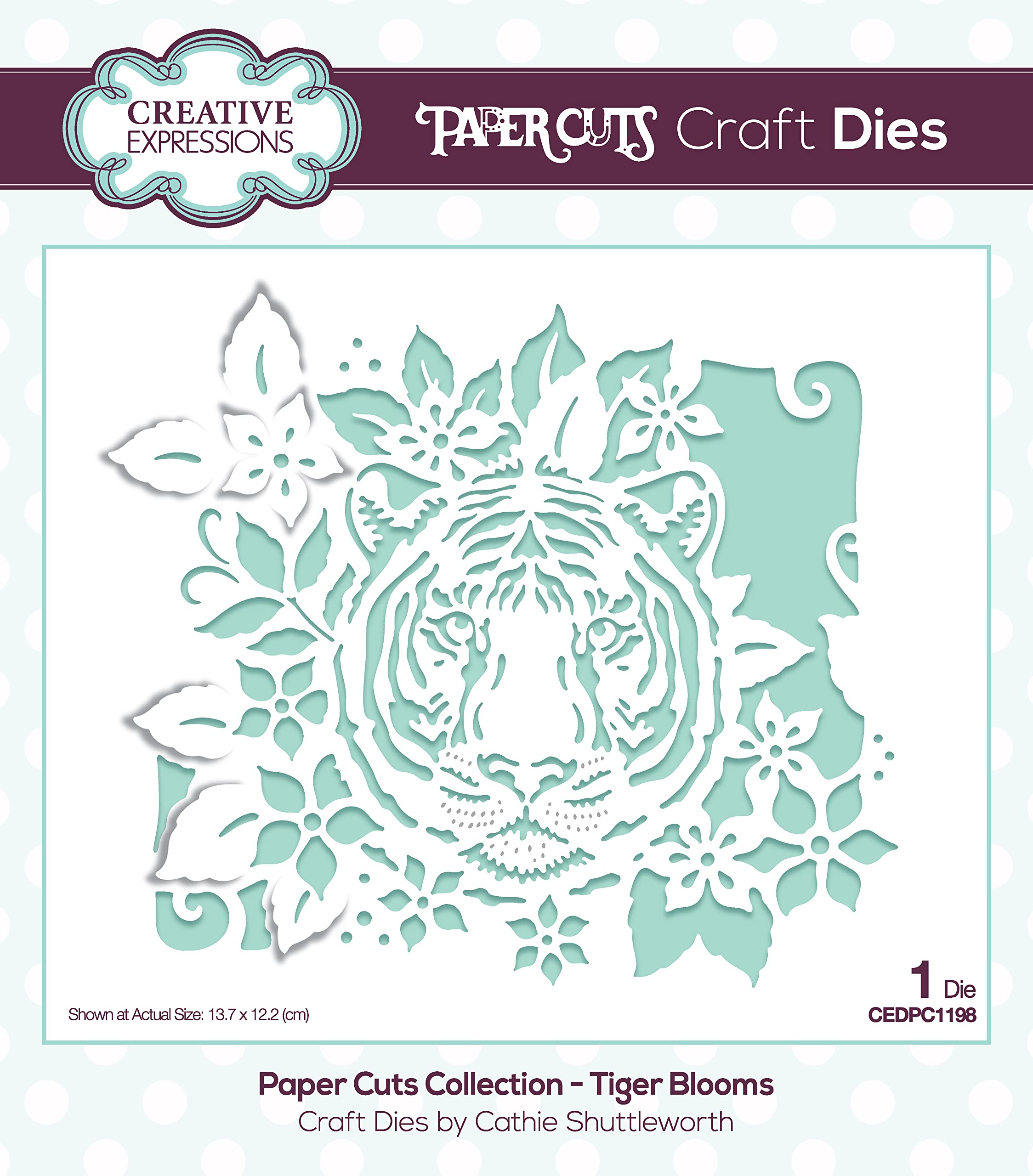 Paper Cuts - Tiger Blooms - Craft Die