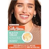 Sally Hansen Bleach Cream for Facial &amp; Body Hair | Vegan Formula with Glycerin | All Skin Types