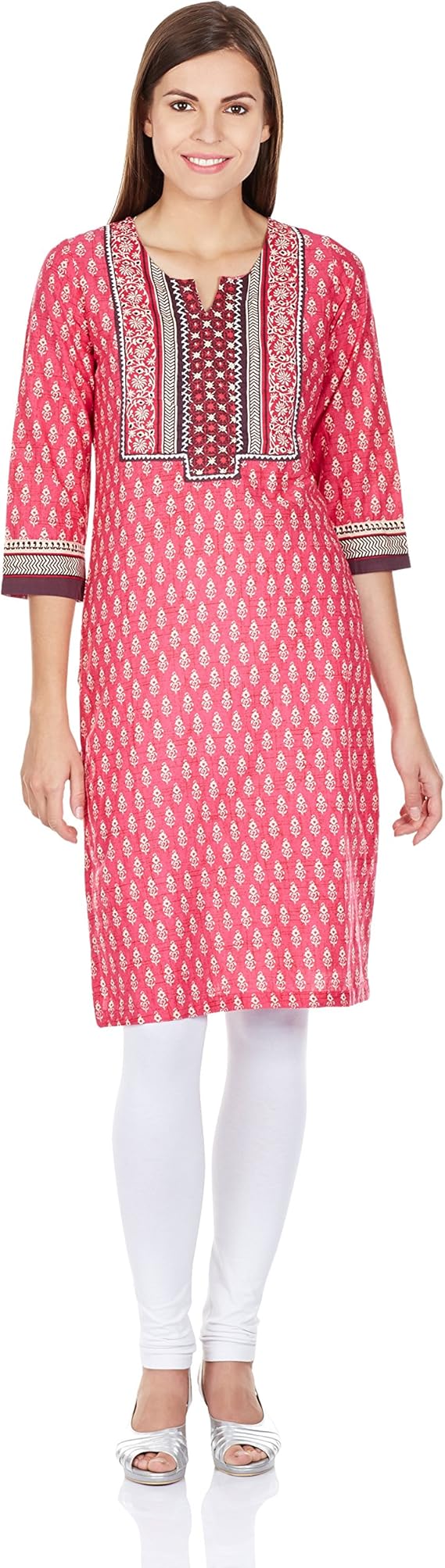 Rangriti Women�s Straight Kurta (KHADI YATRA