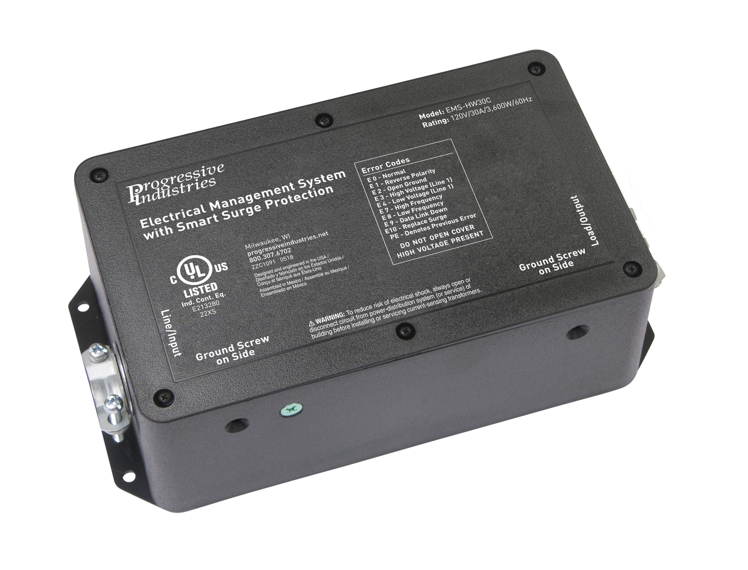 Progressive Industries HW30C 30 Amp Hardwired EMS-HW30C RV ...