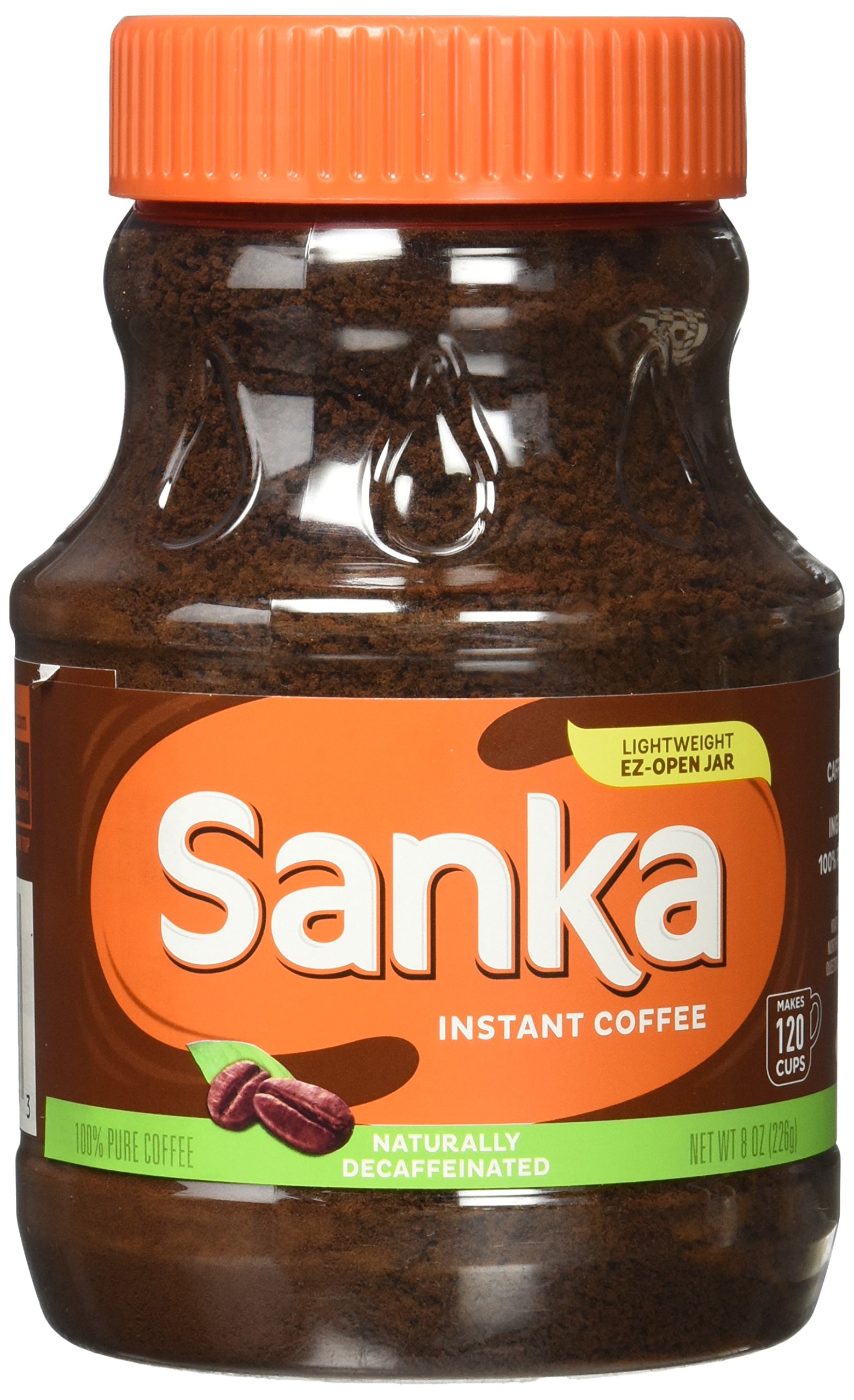 Sanka Instant Decaf Coffee, 8 Ounce Jar (Pack of 4