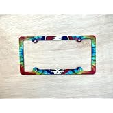 Steal Your face Decorative License Plate Frame tie dye Car Tag Holder