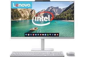 Lenovo All in One Desktop, Intel Ultra-Fast Quad-Core CPU| 24 inch Full HD Display| Wi-Fi 6| Bluetooth| USB, Ethernet Port| Windows 11 | HDMI Out| Wireless Keyboard & Mouse (16GB RAM & 1TB SSD)