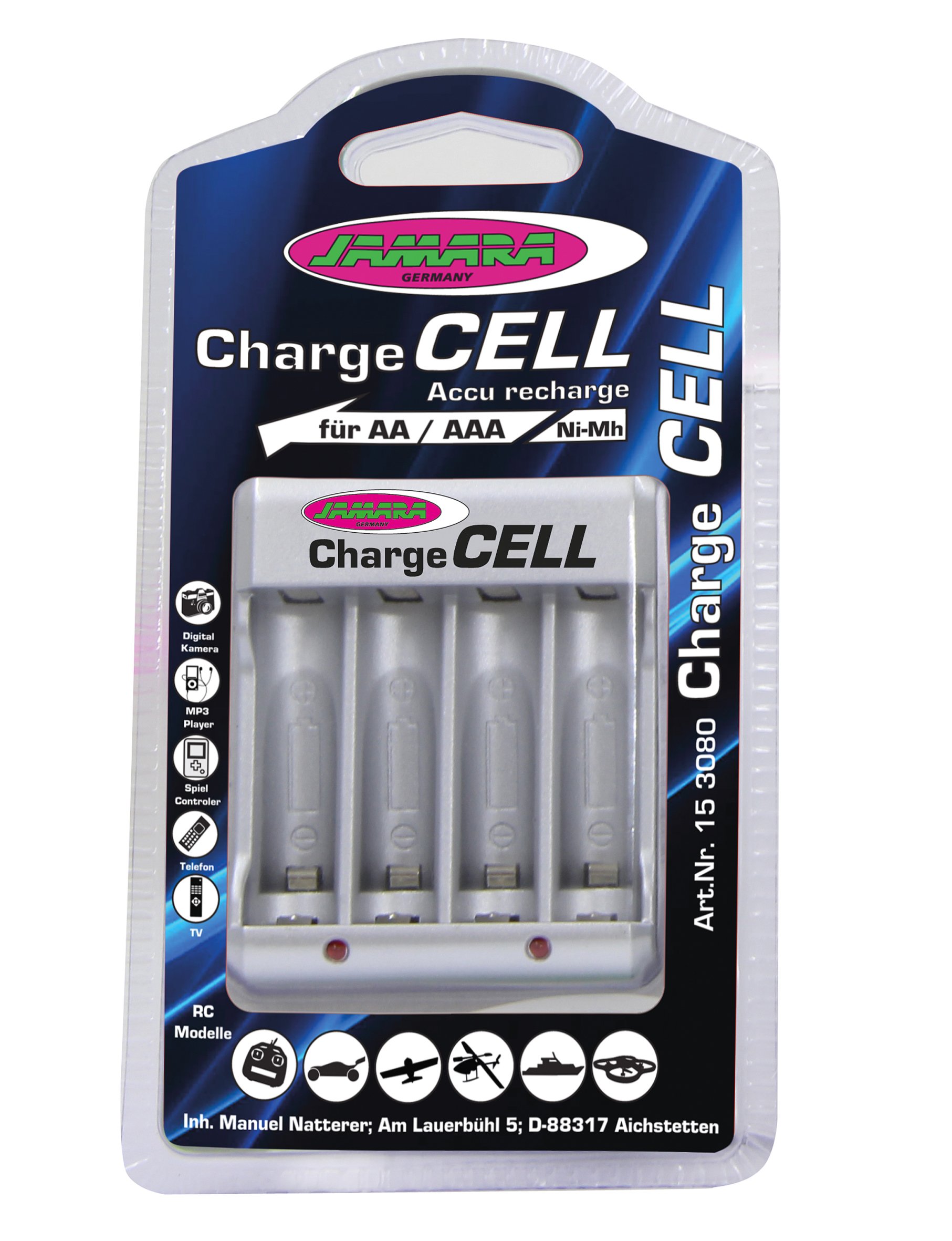 Jamara Charger Charge Cell, AA/AAA