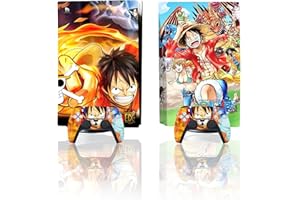 Heiko PS-5 Skins Console Disc Version Compatible with PlayStation 5, Anime Vinyl Decals Skin Stickers Controller, Bubble-Free Waterproof Sticker, Third-Party PS5 Accessories (HZW)