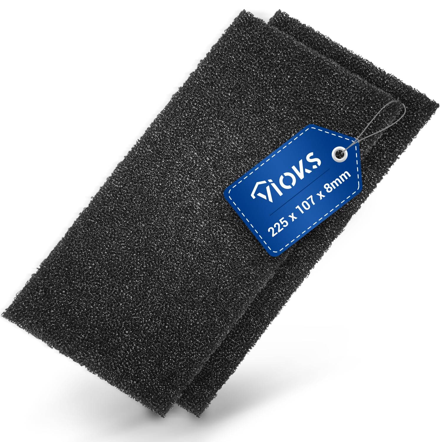 Foam Filter 2X Sponge Filter 225x107x8 mm Replacement for Whirlpool 481010354757 for Tumble Dryer Condenser Dryer Heat Exchanger