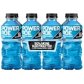 POWERADE Sports Drink, Mountain Berry Blast Electrolyte Drink, 20 Oz (8 Pk) | Sport Beverage Enhanced with Electrolytes | 50% More Electrolytes vs. the Leading Sports Drink (per 12oz serving)*